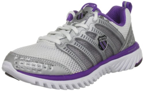 K-Swiss Women's Blade Light Run W White/Silver/Deep Lavender Trainer 92553-177-M 4 UK