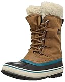 schnürboots damen leder gefüttert Absatzhöhe: 10,2 cm Sorel Damen Winter Carnival Stiefel, braun (camel brown), Größe: 40
