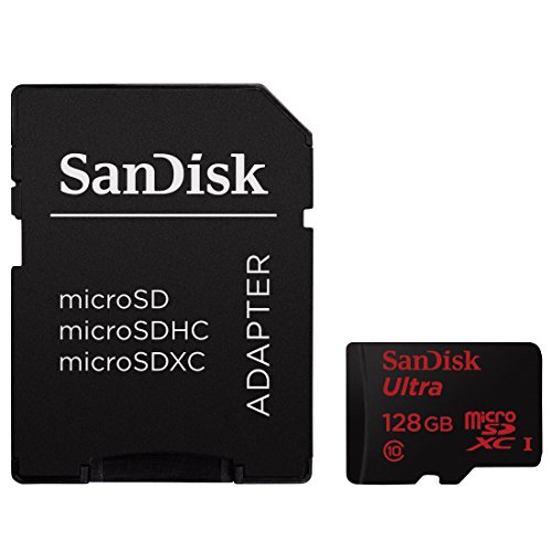 SanDisk Ultra Android microSDXC 128GB bis zu 48 MB/Sek, Class 10 Speicherkarte + SD-Adapter - 5