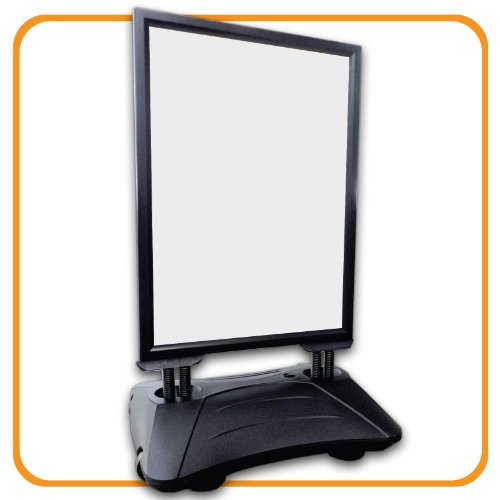 Sightmaster Pro A1 Poster Holder Pavement & Forecourt Sign. Code ECWWMA1BL