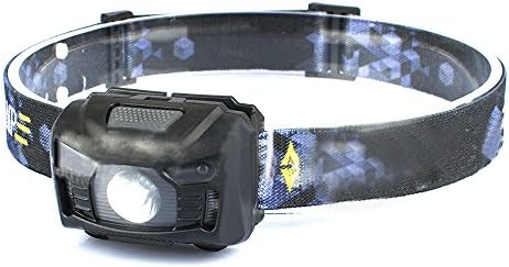 Rechargeable Headlamp - VERTTEE The Super Bright &amp; Lightest(2.6oz) Waterproof Headlight for Camping, Hiking, Dog Walking and Kids with Hand-free SENSOR Switching ON/OFF.