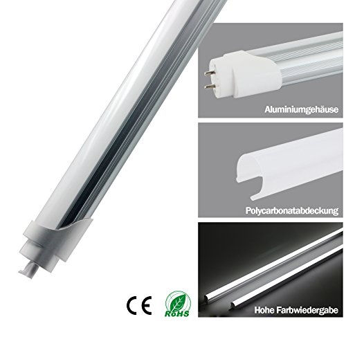 OUBO Leuchtstoffröhre 90cm T8 / G13 LEDtube LED Röhre Leuchtstofflampe T8-Leuchtstofflampen, Sockel G13, inkl. LED Starter, 15 Watt, Neutralweiß 4000K, 1000 Lumen - 8