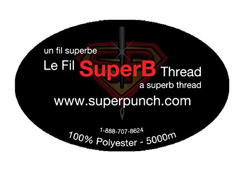 Stickgarn Polyester 5000m SuperB. Weiß 010 - 4