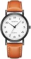 LuckUK Men Watches,Boy Watches,Sport Watches,Digital Watches,Men's Stainless Steel Case Leather Watch Strap Analog...