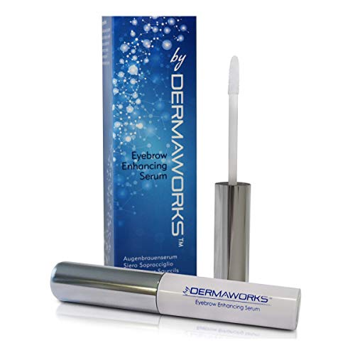 Suero DERMAWORKS Realzador de Cejas, Aumentador de Cejas, Suero para el Crecimiento Rápido de las Cejas. Renacimiento de las Cejas, cejas más llenas en 8 SEMANAS Obtenga la forma perfecta de sus cejas