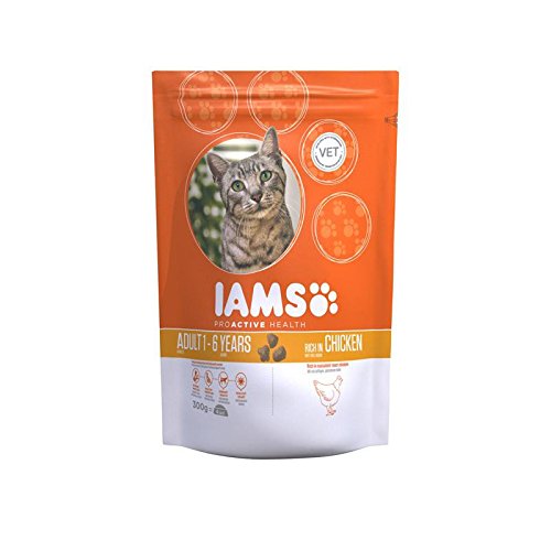 Preisvergleich Produktbild IAMS Katze Adult Trockenfutter Huhn + Pute 300 g