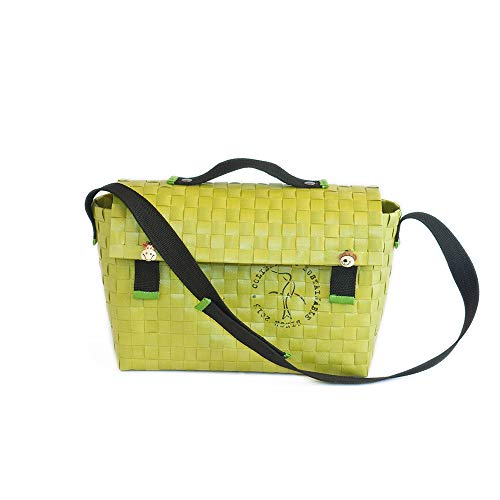 Preisvergleich Produktbild Colibries CLBPS-SH0102 Gewebte Umhängetasche für Kinder, grün