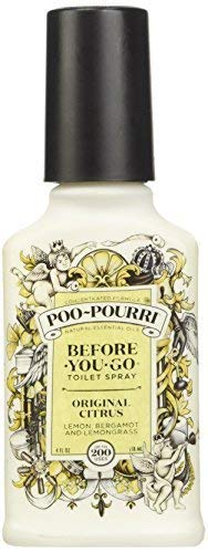 Poo-Pourri Original Citrus - Agua de tocador para Hombre, 118 ml