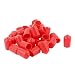 Produktbild 30 Stück 9mm Innen Dia Red PVC-isolierte Endkappen Rohrabdeckung Fittings