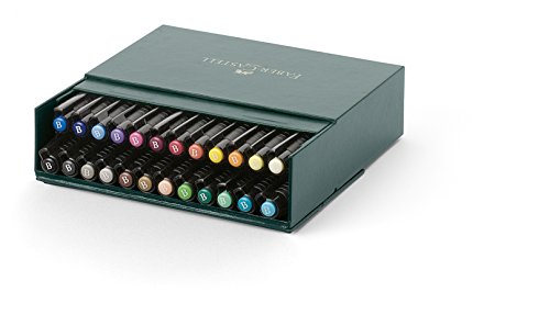 Faber-Castell 167147 - Pitt Artist Pen Geschenkbox, 24 Farben