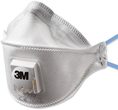 3M 9322&nbsp;FFP2&nbsp;NR D Respirator / Particle-Filter Half-Face Mask, Protection Class FFP2, Ideal for Spectacle Wearers, 1&nbsp;Piece