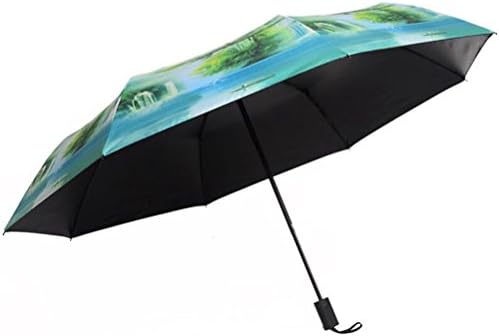 TYSlpl,Sun umbrella, sun umbrella, triple umbrella, ultra-light, sunny umbrella, lady, creative, anti-UV,Hit cloth