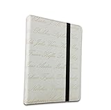 Estilo libro Funda universal para eReader de 6 pulgadas Kobo lector electrónico Kindle Sony pocketook Tolino en relieve con el nombre de autor