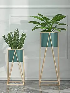 Ezzu Crafts || Modern Planter Stand || Indoor Outdoor Plant Stand || Planter Stand for Garden Home D