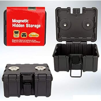 magnetic container hidden truck storage stash safe secret van box round medium