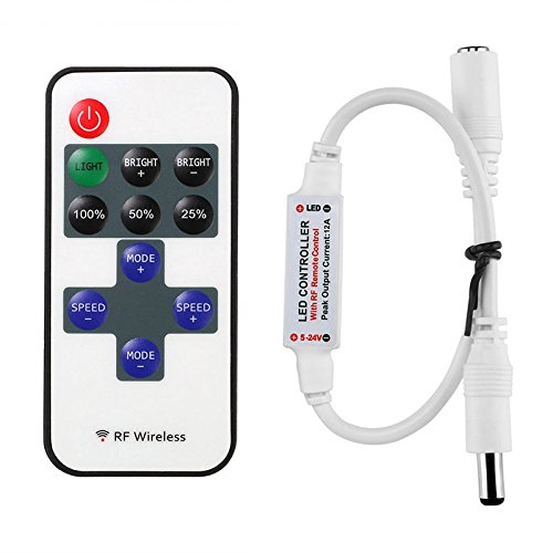 Gazechimp Mini RF Wireless LED Fernbedienung Controller Dimmer Einfarbige Controller Geführt - 2