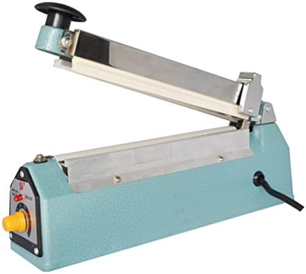 Impulse Sealer Bag Sealing with Built in Cutter Blue Machine 200mm 8 Inch Seal