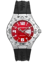 TechnoMarine TMD13 - Reloj analógico de cuarzo para hombre con correa de plástico, color negro