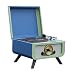 Produktbild New Majestic tt-41bt CD/USB/SD/AX – Plattenspieler (AC, 50/60 Hz, Blau, 425 x 300 x 348 mm, SD, LED)
