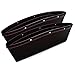 Produktbild Car Seat Seiten-Schlitz-Taschen 2 pcs Leder Seiten-Schlitz-Taschen Auto Catcher Organizer füllt Lücken zwischen den Sitzen um Artikel droping verhindern (Schwarz)