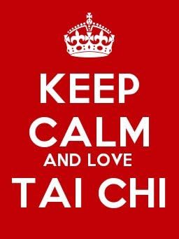 Keep Calm And Love Tai Chi - Poster Print - A4 Size (297 X 210mm)