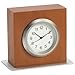 Produktbild Tischuhr | Schreibtischuhr"TABLO" | Miniatur-Uhr aus Birnbaumholz | H = 5 cm | Ofform Design | Nr.15101