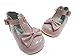 Sally Girls Baby & Toddler Diamante Bow Walking Shoes in Pink (6-36 months) (2 (6-12months/12cm))
