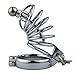 Produktbild GAOWORD Sexy Edelstahl Bondage Männlich Keuschheitskäfig Mann Penis Käfig Keuschheit Gerät Metall Jungfräulichkeit Sperre,40MM