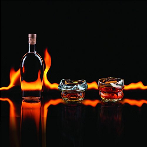 Preisvergleich Produktbild Thumbs Up A0001425 Gläser-Set Charred Whiskey Barbuzzo