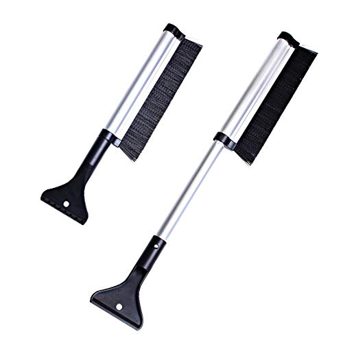 YBWEN-Neve-Brush-Rimozione-Brush-Neve-Ghiaccio-Pala-Retrattile-Car-Brush-Raschiaghiaccio-Neve-Auto-Leggero-Design-in-Alluminio-Robusto-Raschietti-di-Ghiaccio