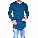 Trainingsshirt Herren | Fitness Sweatshirt T-Shirt Langarm...