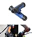 Produktbild ViZe 7/8" 22mm Lenkergriffe Anti-Müdigkeit Lenker Gleitschutz Gummi für Honda, Yamaha, Suzuki, Kawasaki, BMW, Triumph Motiv Blau