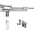 HCLSHOP Reciprocating Cycle Linear Actuator DIY Electric Linear Motion Motor Gear Motor Stroke 3-15cm/1.2-6inch Adjustable Telescopic Motor with Speed Controller DC 24V 120RPM
