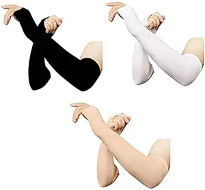 VeleSolv Arm Sleeves, Pack of 3 Pair UV Protection Cooling Arm Sleeves for Men & Women