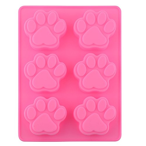 Reizender süßer Multifunktionshundetatzen Silikon Form Eis Würfel Kuchen Seifen Backen Form Küche Accessoriess