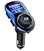Produktbild Bluetooth FM Transmitter, Babacom Auto Adapter Freisprecheinrichtung Auto Ladegerät Integriertem mit USB-Aufladeeinheits, Unterstützt TF Karte/USB-Stick für iPhone Samsung Galaxy Huawei iPad (Blau)
