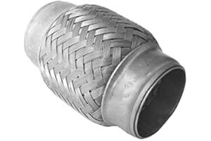 ARMAR TRADING LTD Raccord de tuyau d'échappement flexible en acier inoxydable 60 mm x 100 mm très résistant à souder dans le raccord de tuyau flexible (60 mm x 100 mm)