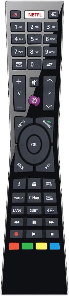 Gvirtue RM-C3231 Remote Control Compatible with JVC Smart 4K LED TV 23342620 LT24C656 LT-24C656 LT24C661 LT-24C661 LT32C660 L