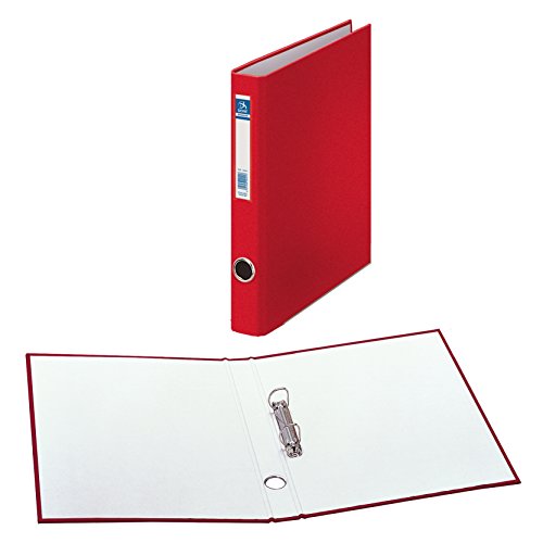 Dohe Oficolor - Carpeta  2 anillas de 25 mm  folio  color rojo