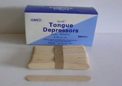 100 X Sterile Tongue Depressor