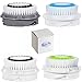 Compatible Replacement Brush Heads Value 4 Pack. Includes Deep Pore, Acne, Sensitive, Normal, Works on Face and Body (Variety 4 Pack)