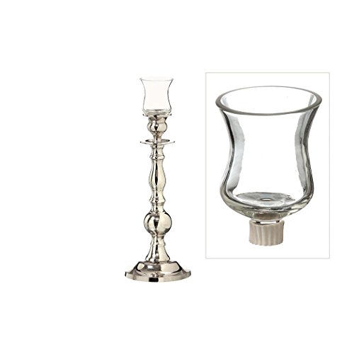TEELICHTHALTER KLAR FÜR ALLE GÄNGIGEN KERZENLEUCHTER AUS GLAS 1a-WARE - 2