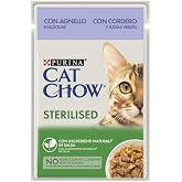 PURINA CAT CHOW Sterilised Kuzu Etli Kısırlaştırılmış Yetişkin Kediler i&ccedil;in Yaş Kedi Maması 85 g Pouch