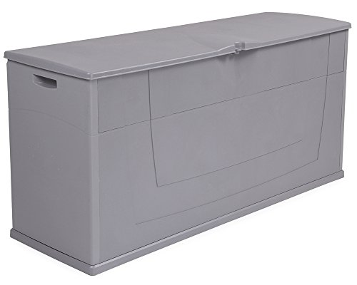 Kissenbox Auflagenbox Gartentruhe Karisma 270 Liter grau abschließbar - 2