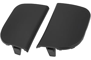 Briny River 2Pcs Front Bumper Tow Hook Cover 52127-47903 52128-47903 Right +Left Side Compatible with Toyota Prius 1.8L 2012~2015