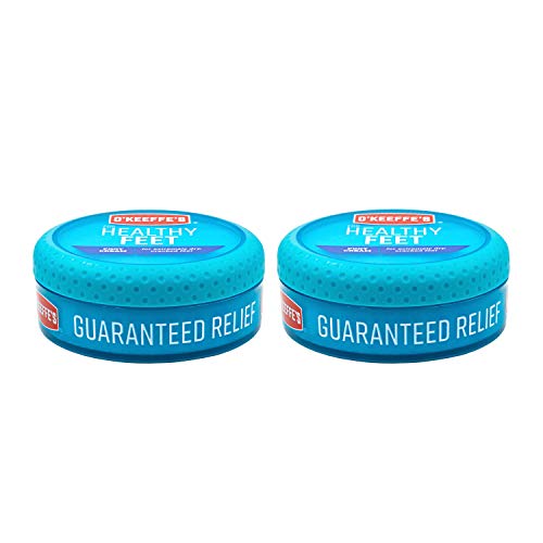 O'Keeffe's K0320001-2 Healthy Feet Foot Cream, 3.2 oz, Jar, (Pack of 2), Blue, 2-Pack, Set of 2 Pieces