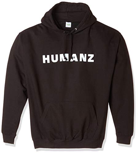 Felpa (Xl) Humanz Logo Slim Fit Pullover Hoodie (Black)