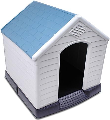 Extra Large XL Durable Weatherproof Plastic Pet Dog Puppy Indoor Outdoor Home Garden Shelter Kennel