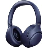 QCY H3 Hybrid ANC Hi-Res Bluetooth 5.4 Kafa&uuml;st&uuml; Kablosuz Kulaklık &Ccedil;ift Cihaz Desteği Mavi
