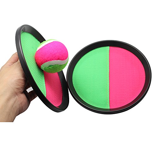 Hysagtek Catch Ball Set - Self-Stick Pads & Balls - Fun Garden Outdoor Beach Game Toy Random Color reviews Hysagtek Catch Ball Set - Self-Stick Pads & Balls - Fun Garden Outdoor Beach Game Toy Random Color